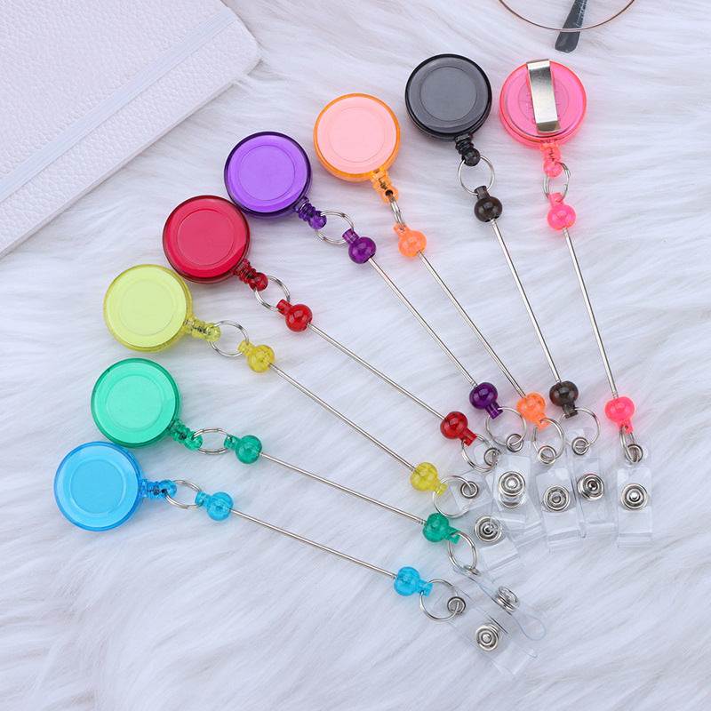 Beadable Retractable Badge Reels